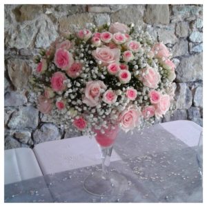 fleurs décoration mariage Azur Roses La Crau Toulon Var