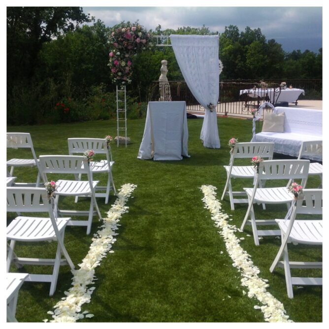 fleurs décoration mariage Azur Roses La Crau Toulon Var