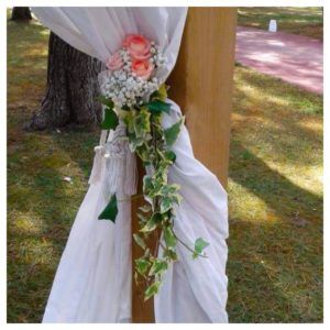 fleurs décoration mariage Azur Roses La Crau Toulon Var