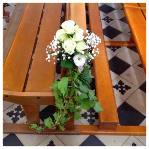 fleurs décoration mariage Azur Roses La Crau Toulon Var