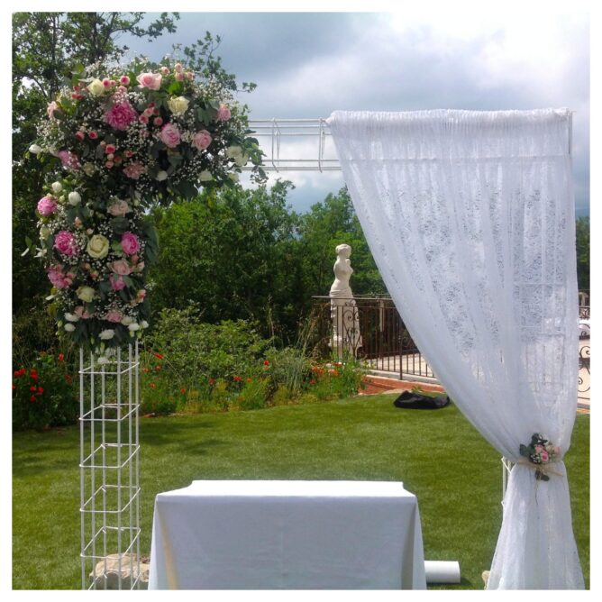 fleurs décoration mariage Azur Roses La Crau Toulon Var