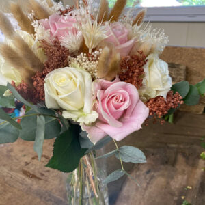 bouquet composé Azur Roses-BO001