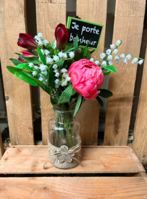 composition muguet 1er mai Azur Roses producteur Var