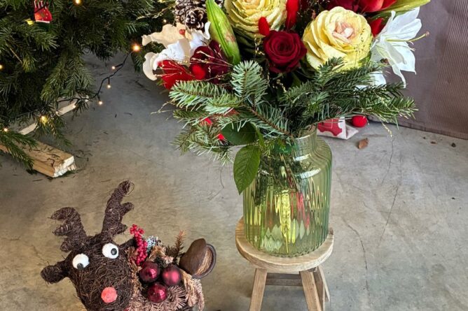 bouquet de Noël Azur Roses la Crau Var