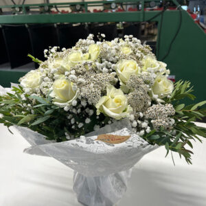 bouquet bulle Azur Roses-BU002