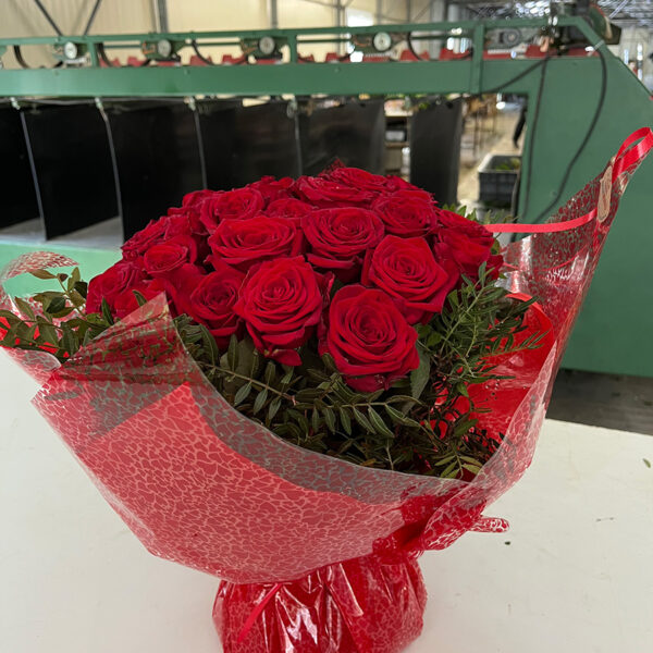 bouquet bulle Azur Roses-BU008