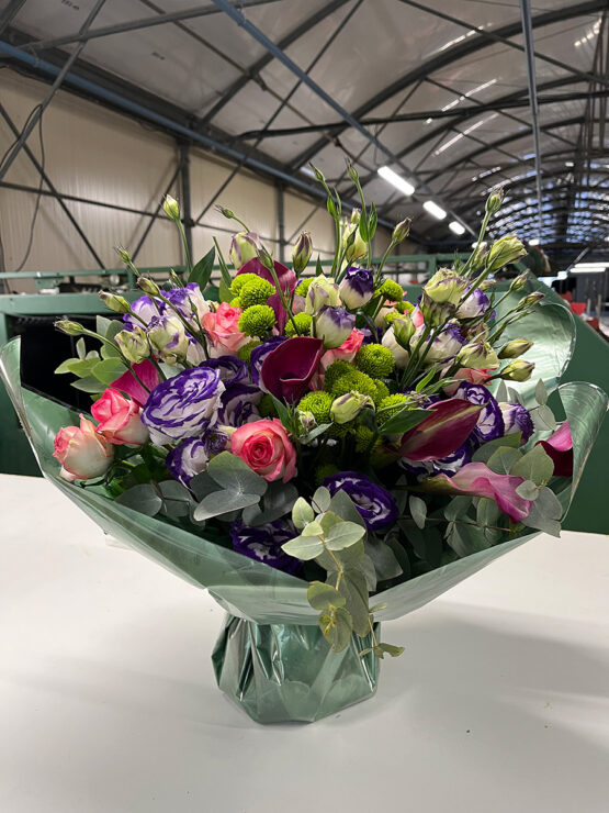 composition fleur deuil Azur Roses producteur à La Crau Var