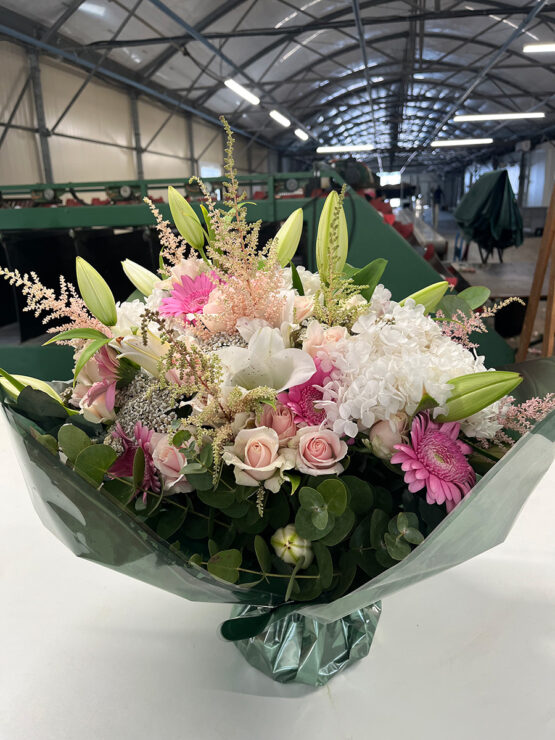 composition fleur deuil Azur Roses producteur à La Crau Var