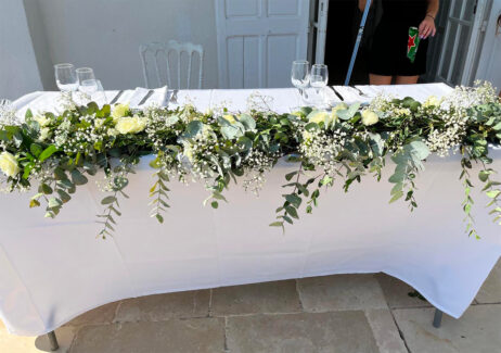 composition fleurs mariages Azur Roses producteur à la La Crau Var