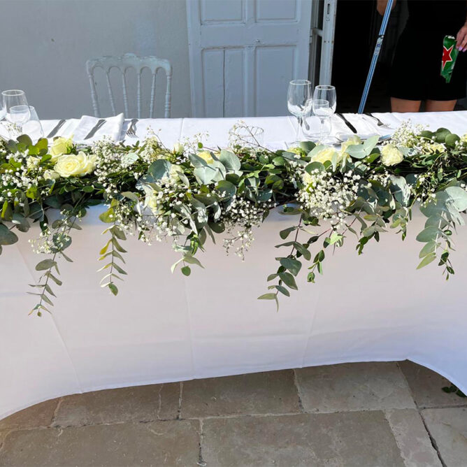 composition fleurs mariages Azur Roses producteur à la La Crau Var