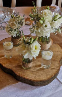 composition fleurs mariages Azur Roses producteur à la La Crau Var