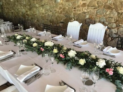 composition fleurs mariages Azur Roses producteur à la La Crau Var